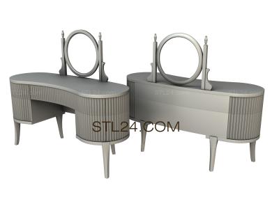 Комплекты мебели (KMB_0019-05) 3D модель для ЧПУ станка